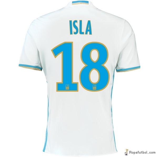 Camiseta Marsella Replica Primera Ropa Isla 2016/17 Blanco